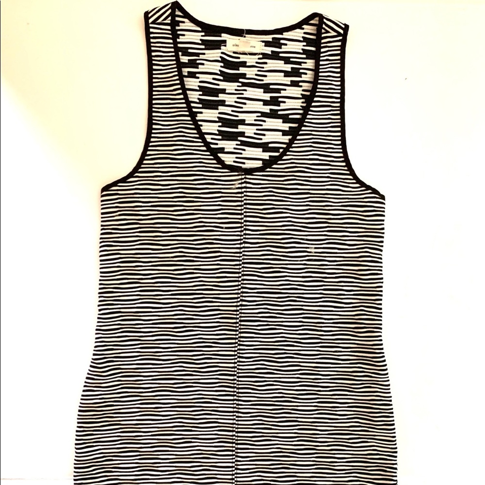 High Low Black & White Urban Texture Dtreych Dress
